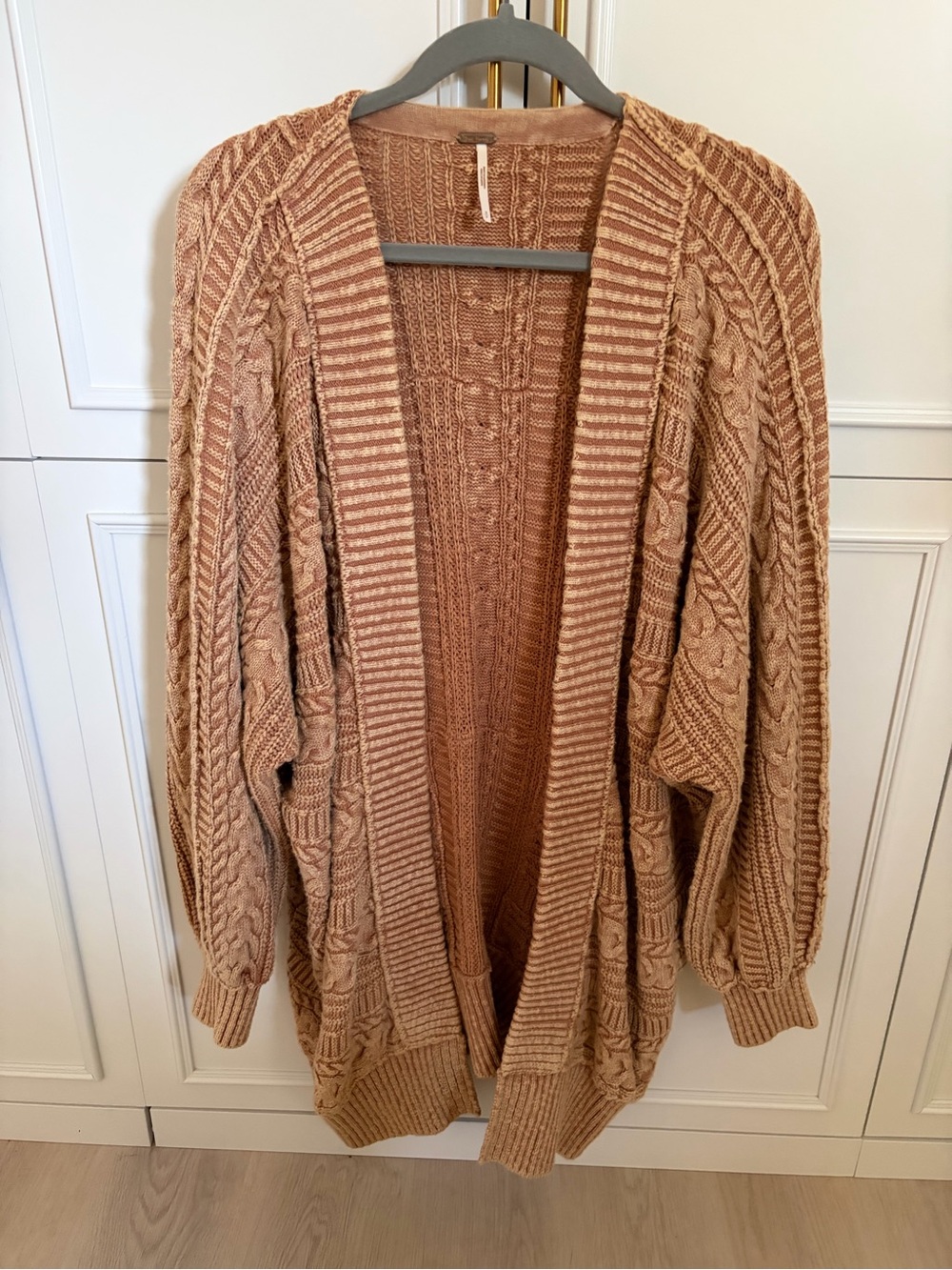 FREE PEOPLE Cable-Knit Cardigan